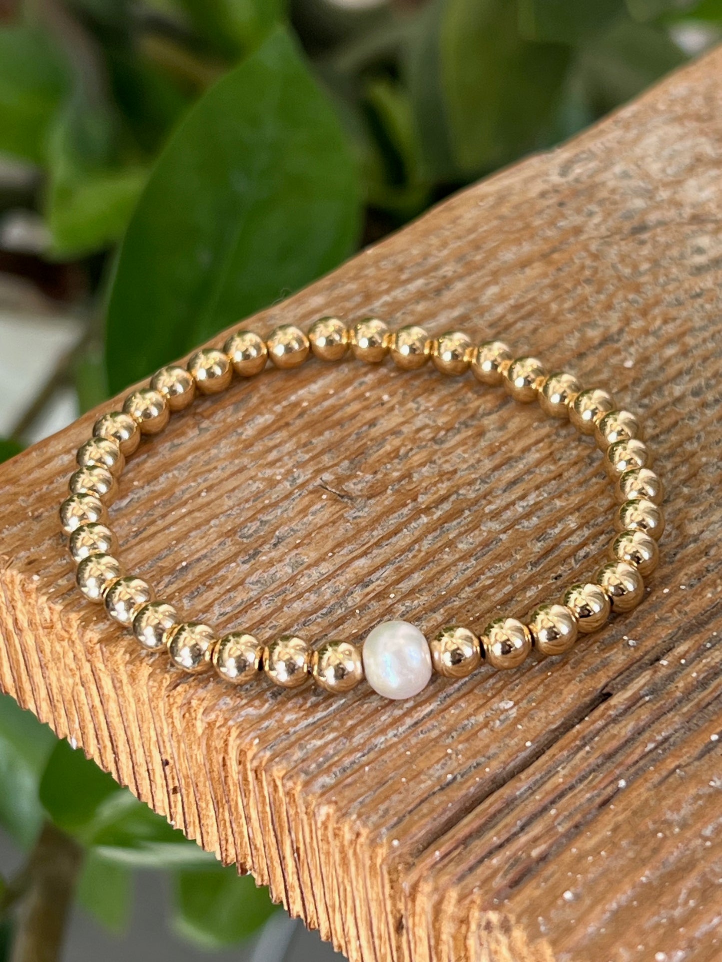 One Pearl of Wisdom - 5mm Beaded Gold Filled