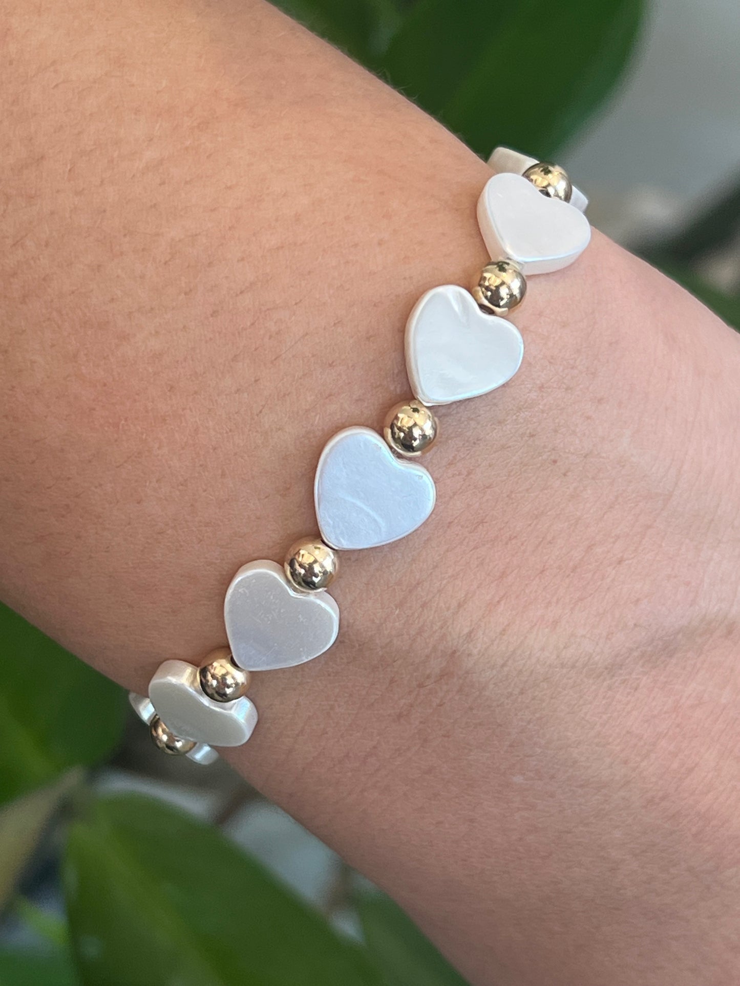 Freshwater Pearls Sideways / 5mm Gold FIlled Beads Repeat