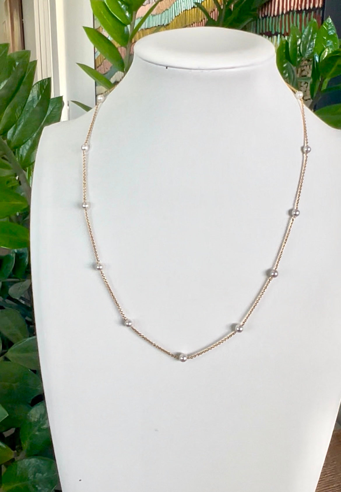 14K Gold Filled Pearl Necklace