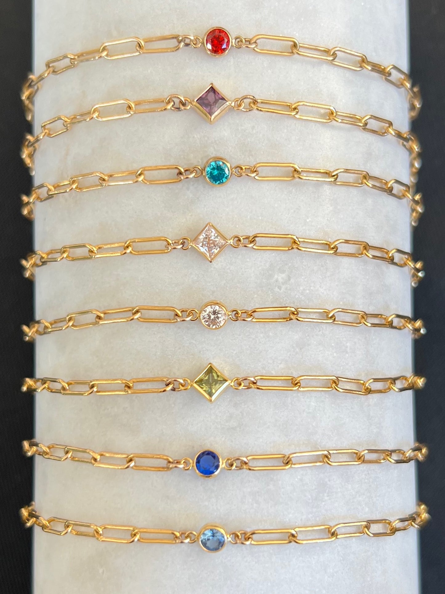 Avery Birthstone Bracelet