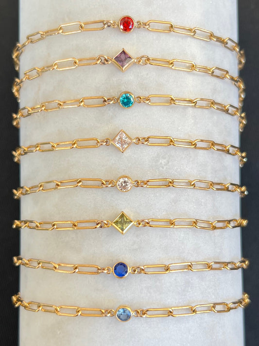 Avery Birthstone Bracelet
