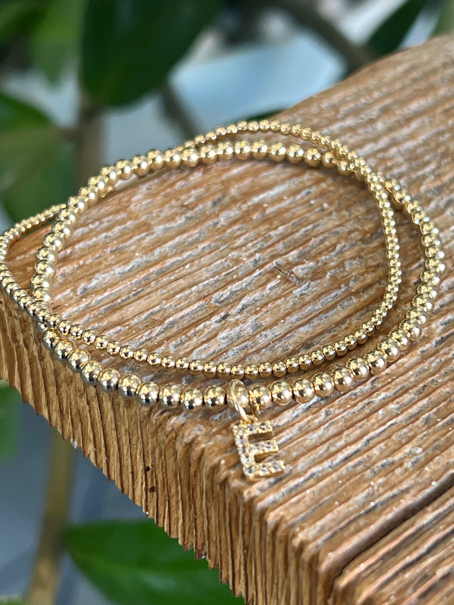Classic 2mm Gold Filled Beaded Bracelet