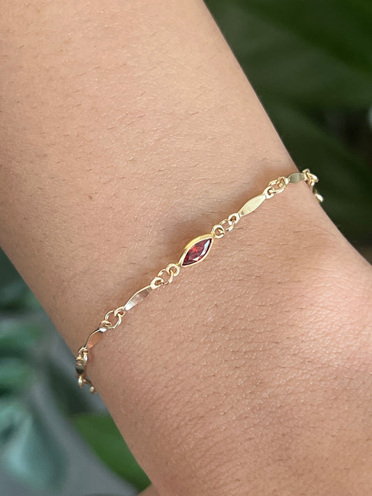 Quinn Birthstone Bracelet