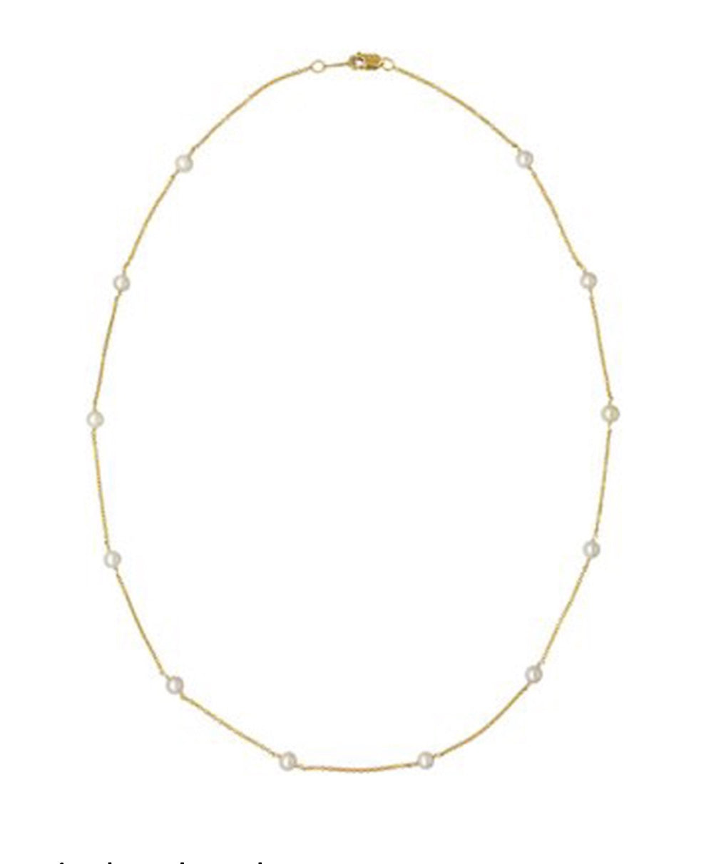 14K Gold Filled Pearl Necklace