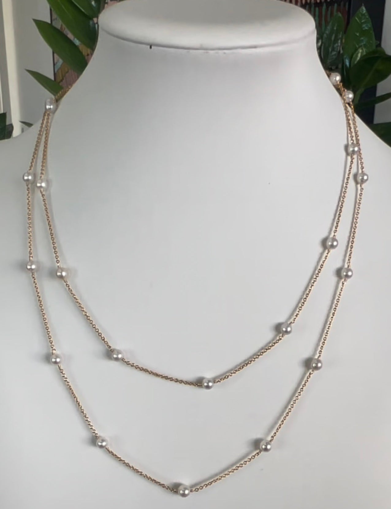 14K Gold Filled Pearl Necklace