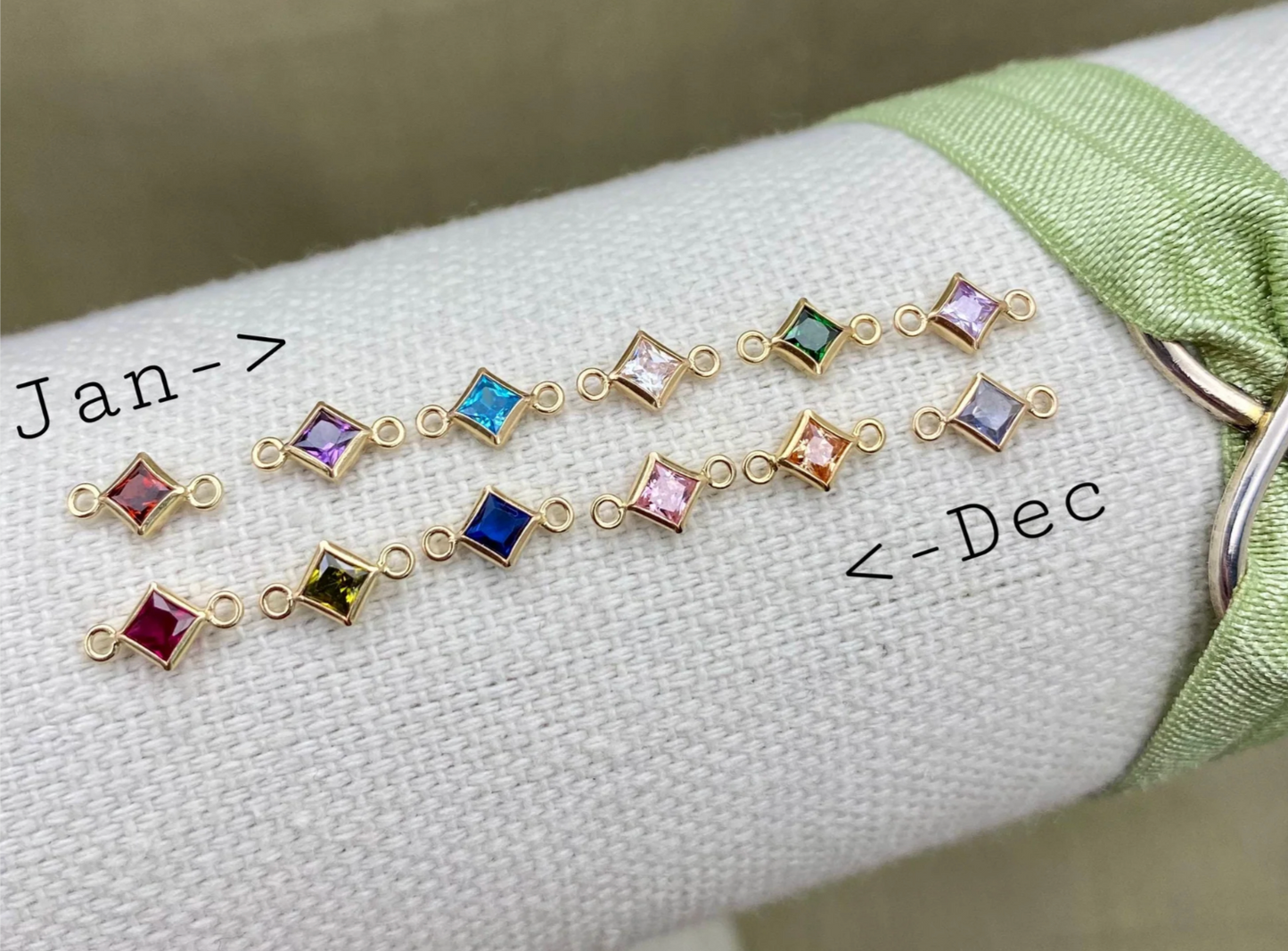 Jessica Birthstone Bracelet