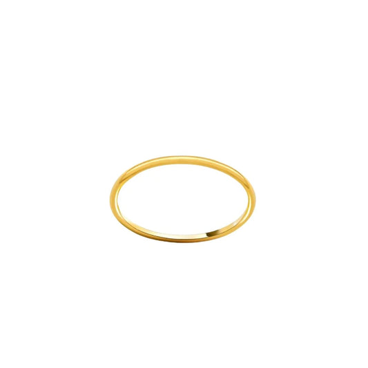 Smooth Round Band Ring